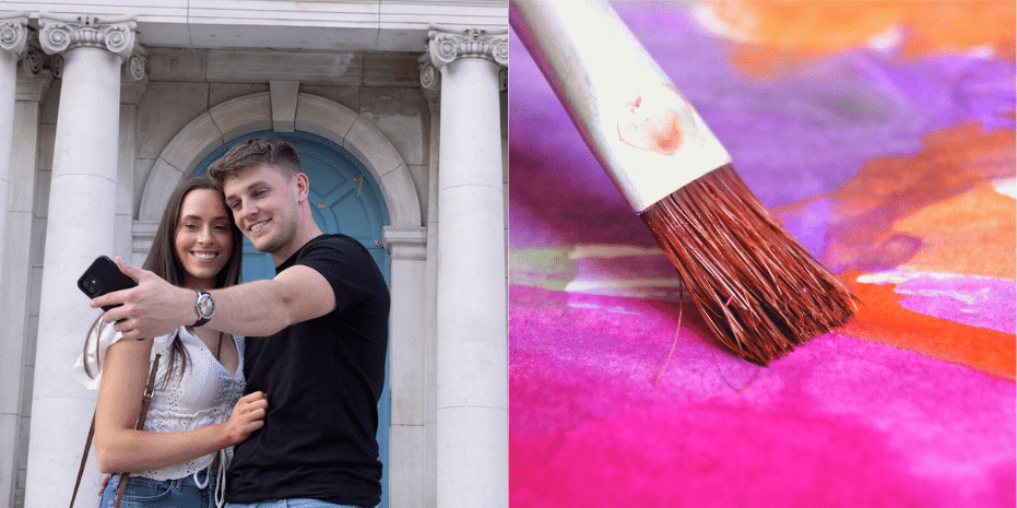 Best of Dublin Couple take selfie outside Hugh Lane Dublin City Gallery 