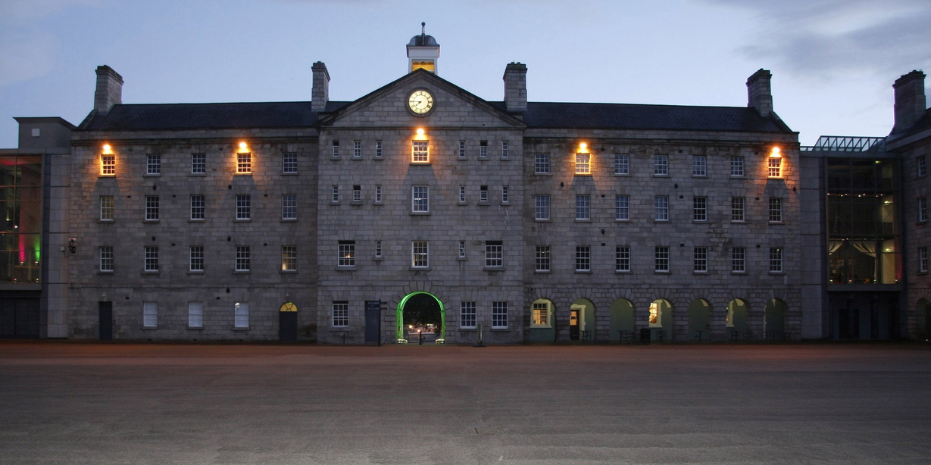 View of the museum and collins barracks