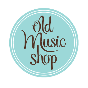 Old music shop logo