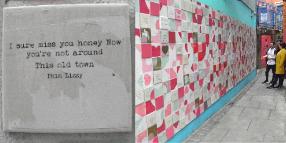 Thin Lizzy Tile Love Lane Temple Bar Dublin Best Instagram Places