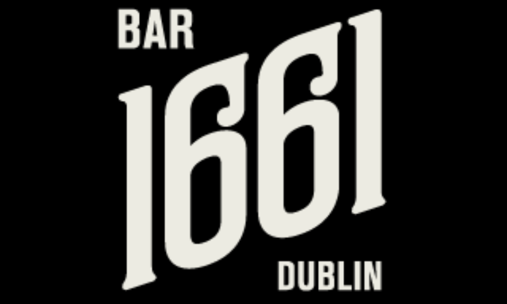 Bar 1661 logo black and white